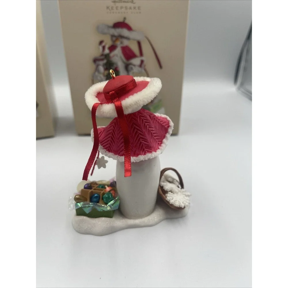 TWO (2) Hallmark Keepsake Ornaments‎ 2007 Christmas Window/Decorating Snow Lady